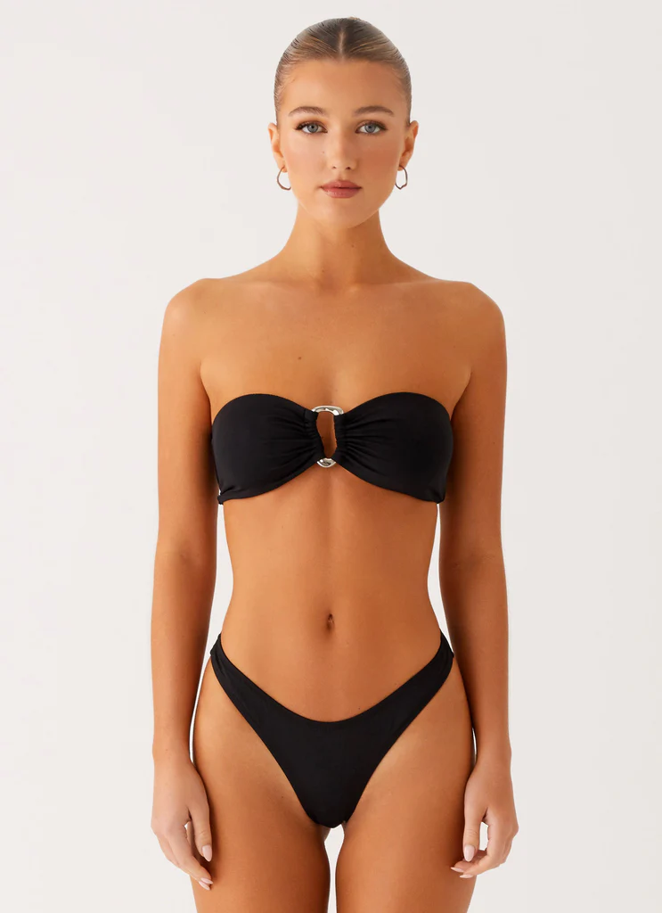 Top da bikini senza spalline Cuba – Nero Top da bikini senza spalline Cuba - Nero