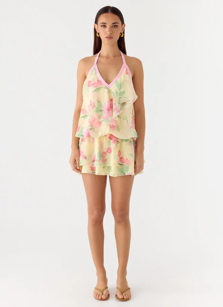 Mini Vestito Read Your Mind - Soleil Limone