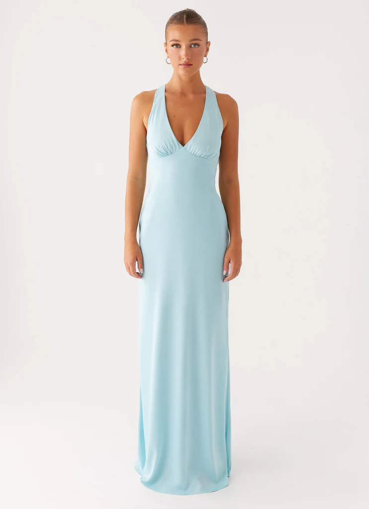 Vestito Maxi a Spalline Desi - Mint