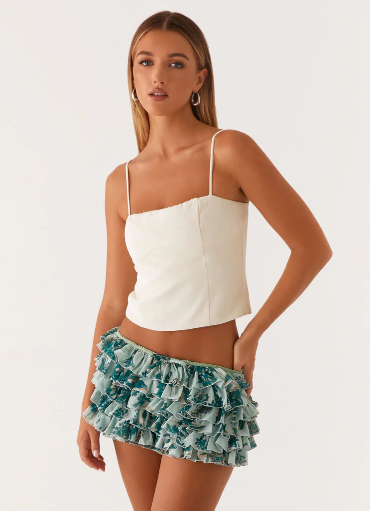 Entertain Me Bloomer Shorts - Fiori Cloud Nine