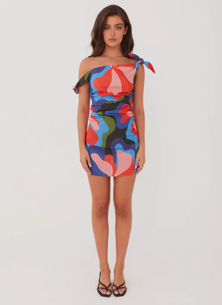 Vestito Mini in Lino Amazonia - Fantasia Floreale