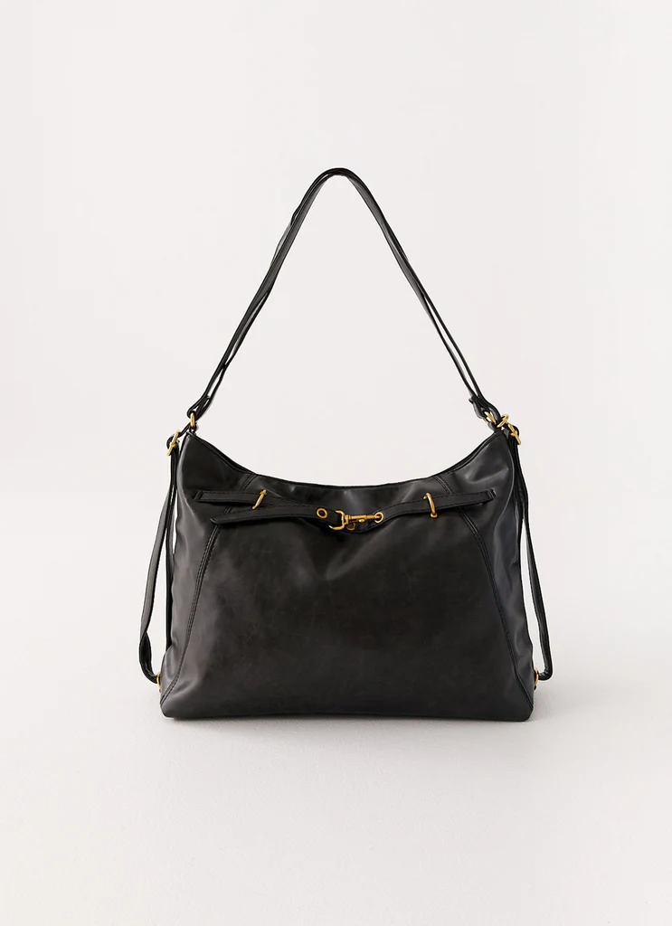 Borsa a Tracolla Urban Muse - Nero Lavato