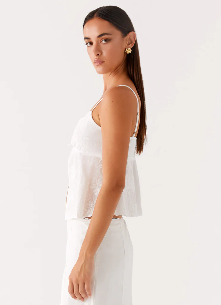 Top Irena Cami - Bianco