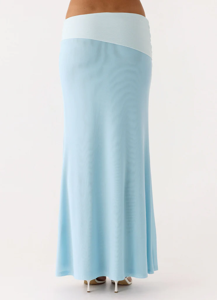 Delani Maxi Skirt - Blu