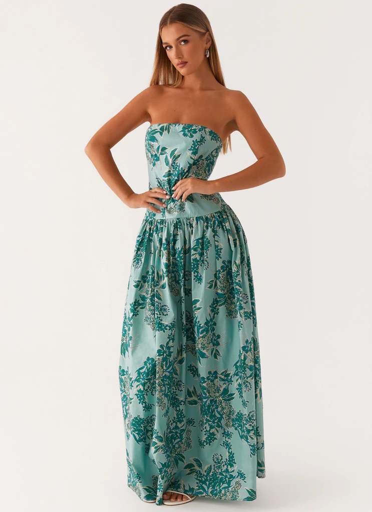 Abito Maxi Andorra - Fiori Cloud Nine