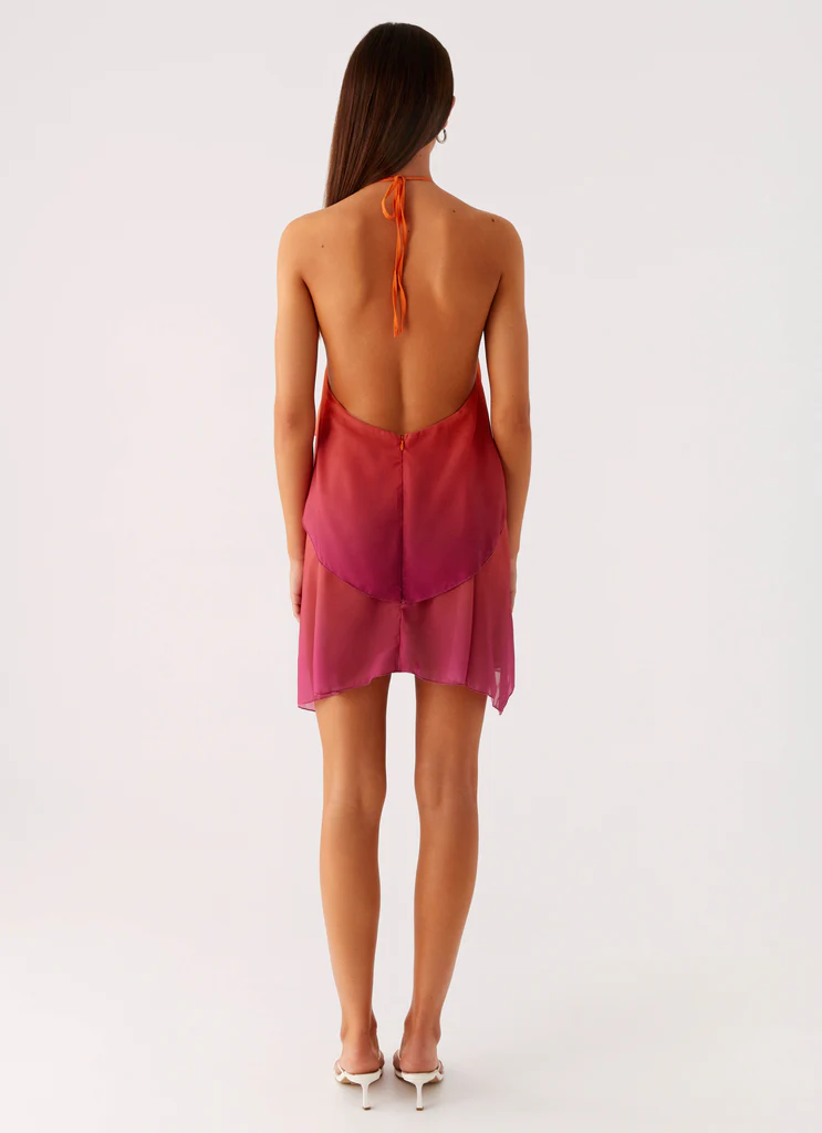 Miniabito Twin Flame - Gradiente Arancione
