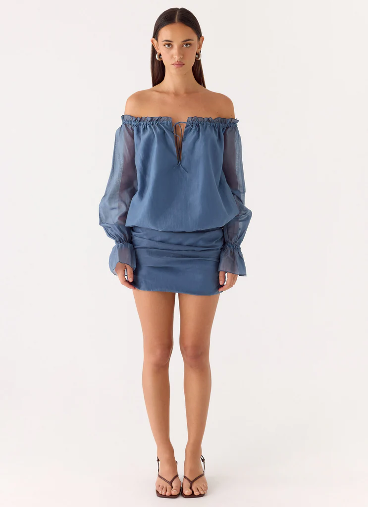 Tedara Mini Dress - Navy Lava