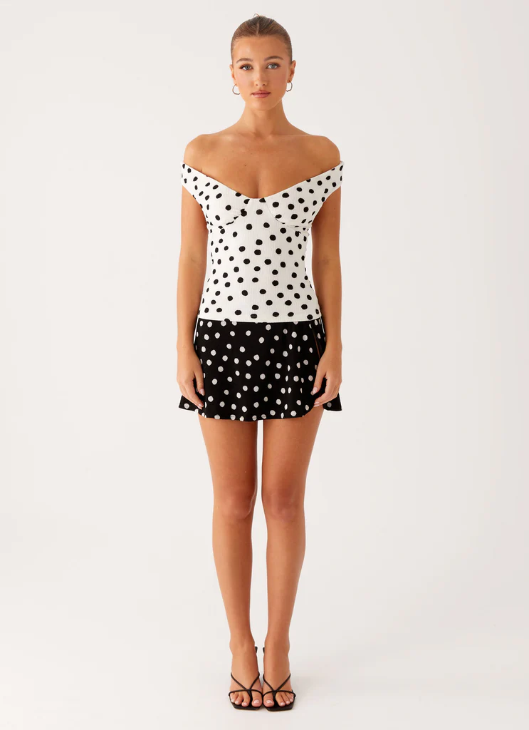 Top Rylie - Puntini Bianchi