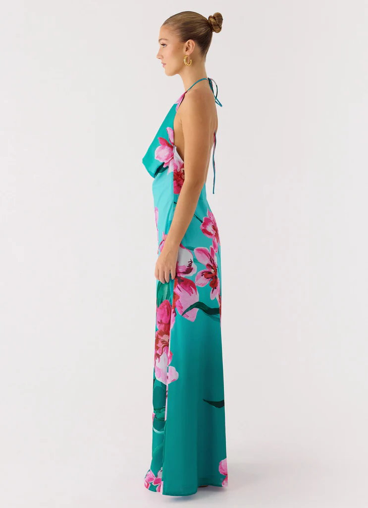 Abito Maxi con Borchie Yoon - Petal Reef