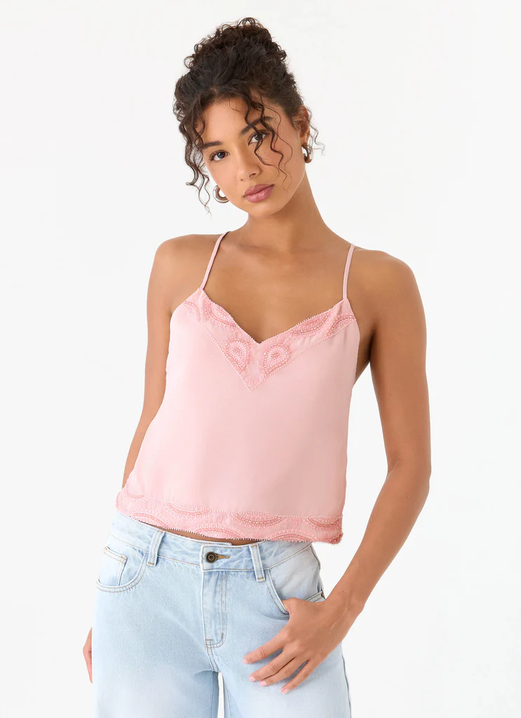 Top Puntinato Avania - Rosa