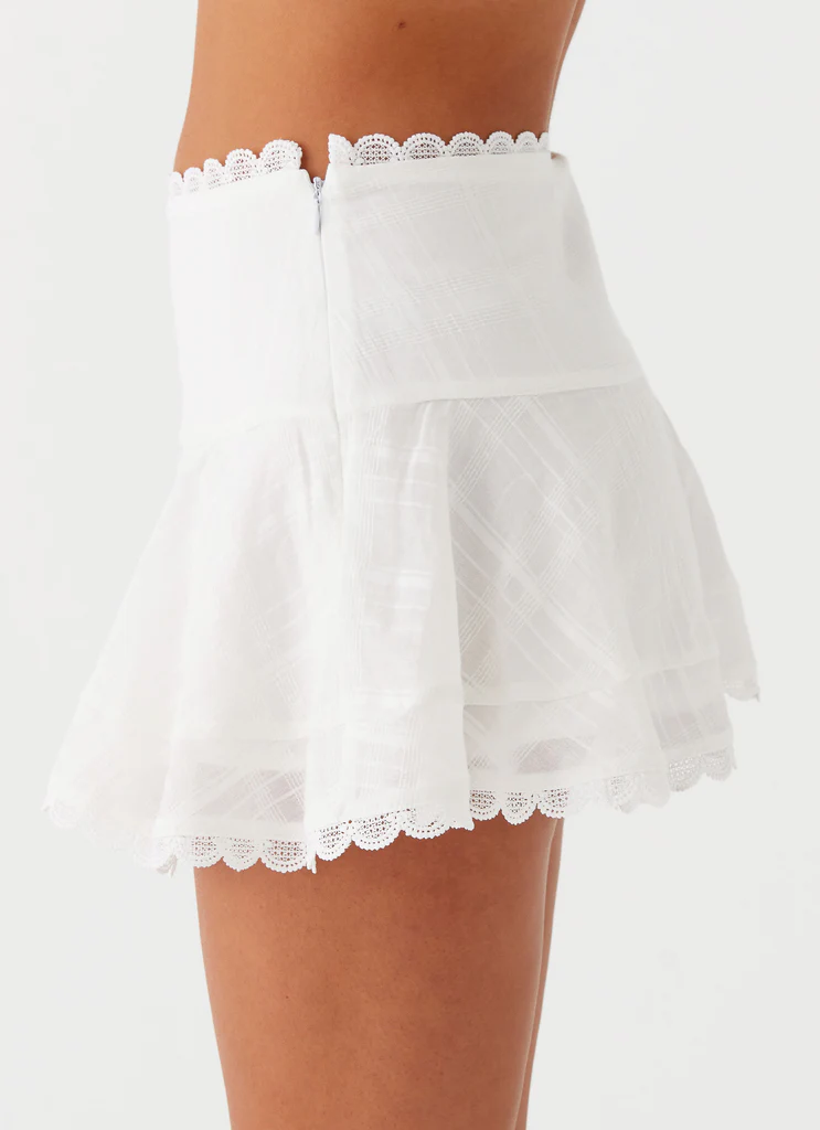 Mini Sottoveste al 100% - Bianco