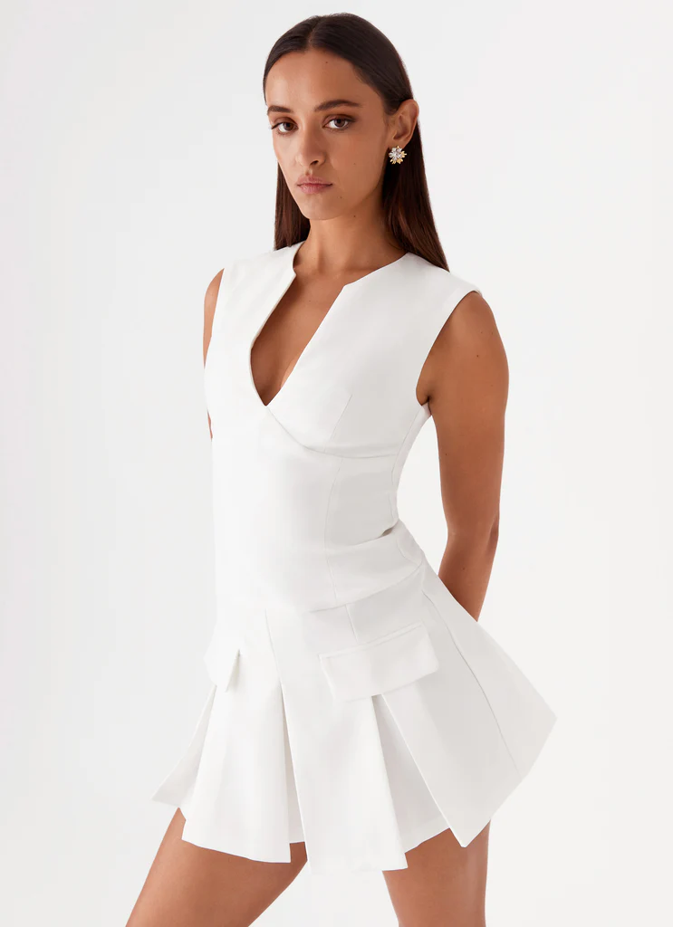 Cassia Mini Dress – Bianco Cassia Mini Dress - Bianco