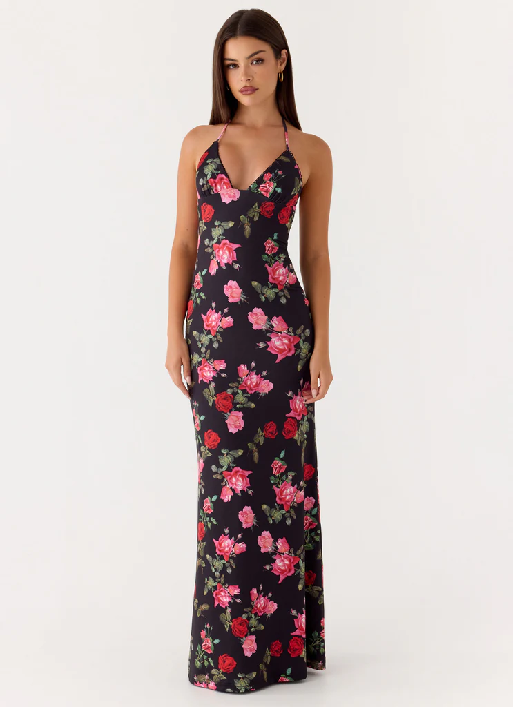 Abito Maxi Lorrieanne - Midnight Bloom