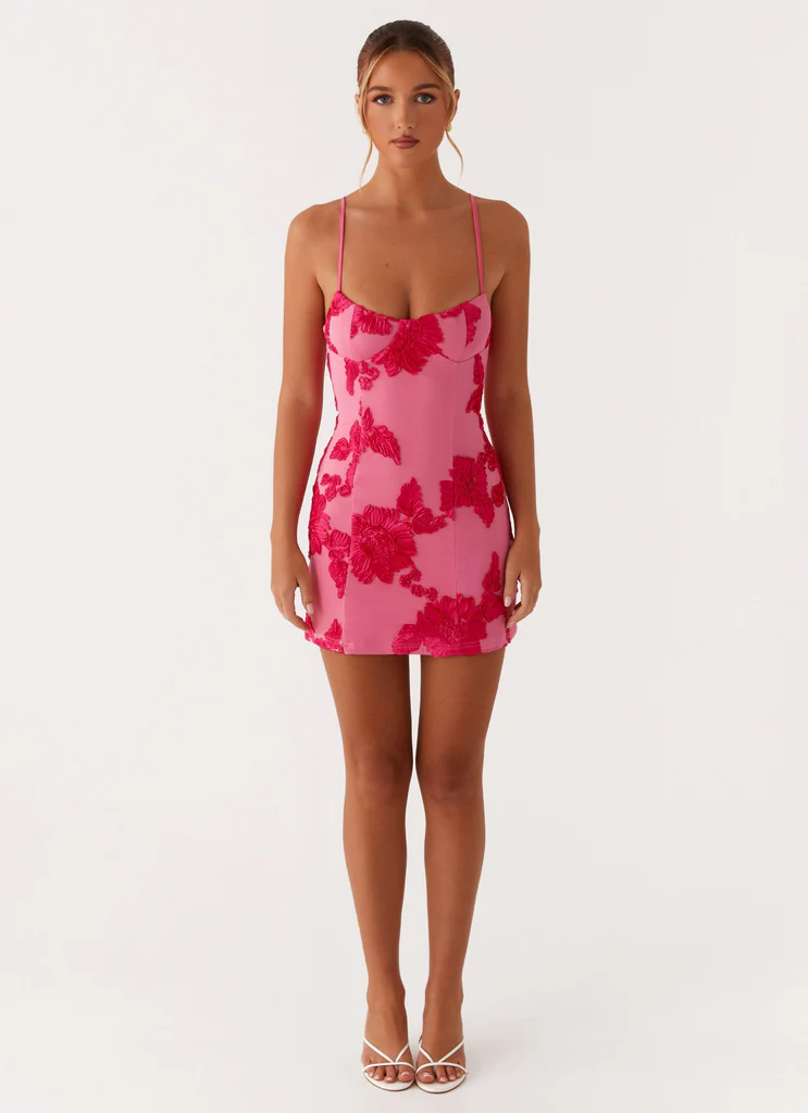 Alivia Micro Mini Dress - Rosa