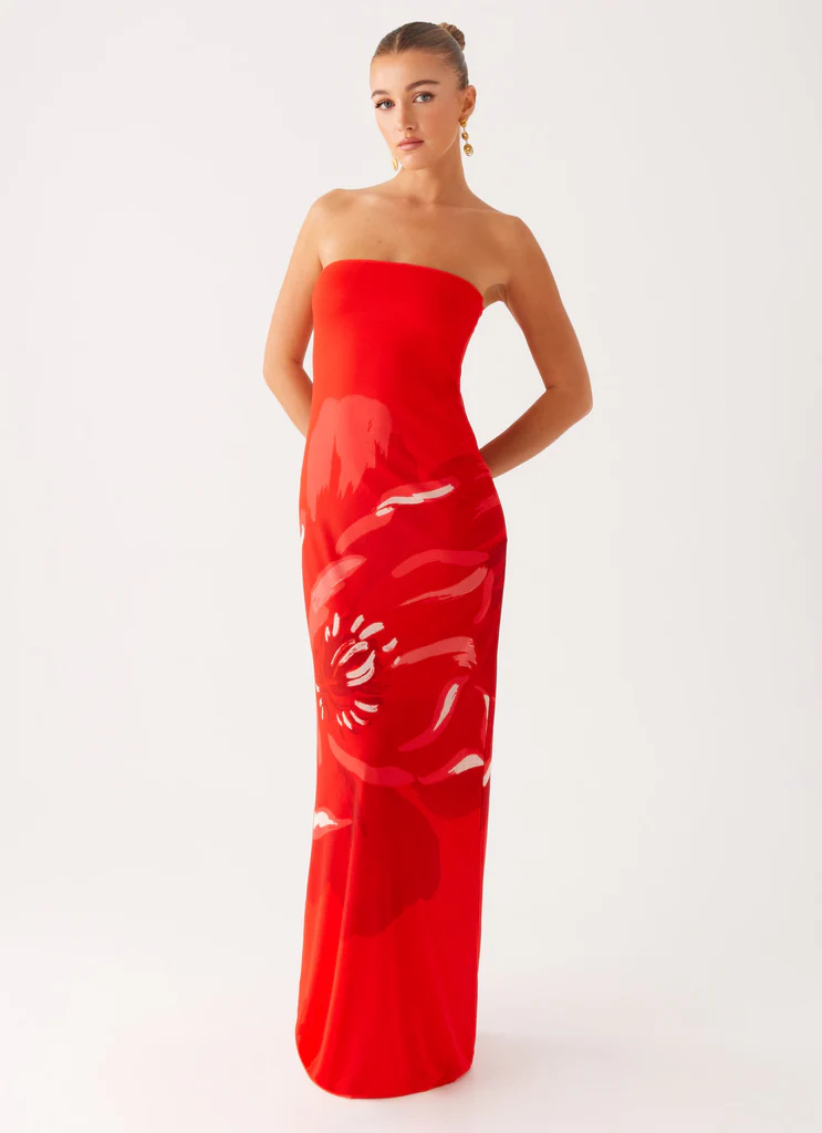 Abito Maxi Fabian - Rosso