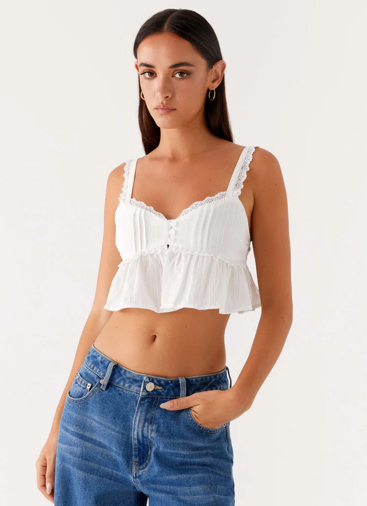 Top Cami Elliana - Bianco