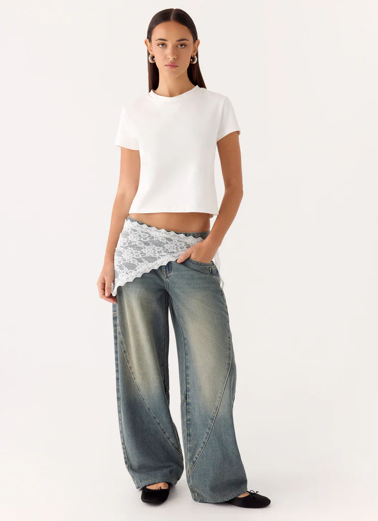 Sciarpa in pizzo Sweet Thing - Bianco