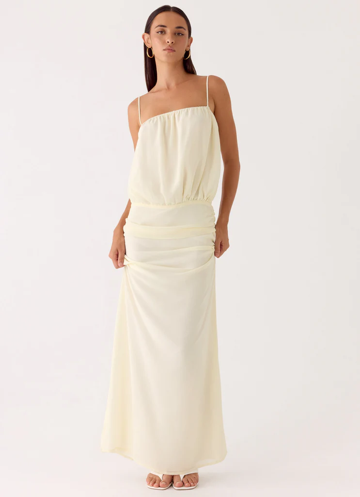 Abito Maxi Citrus Kiss - Giallo Bimbo