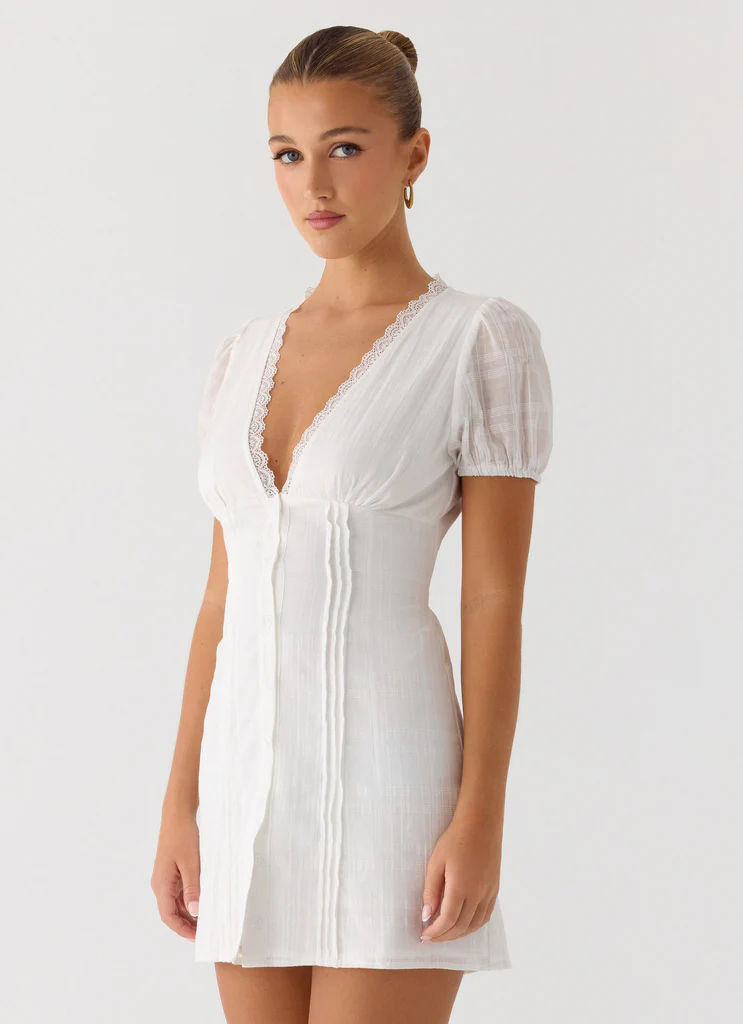 Vestito Mini Sweet Lullaby - Bianco