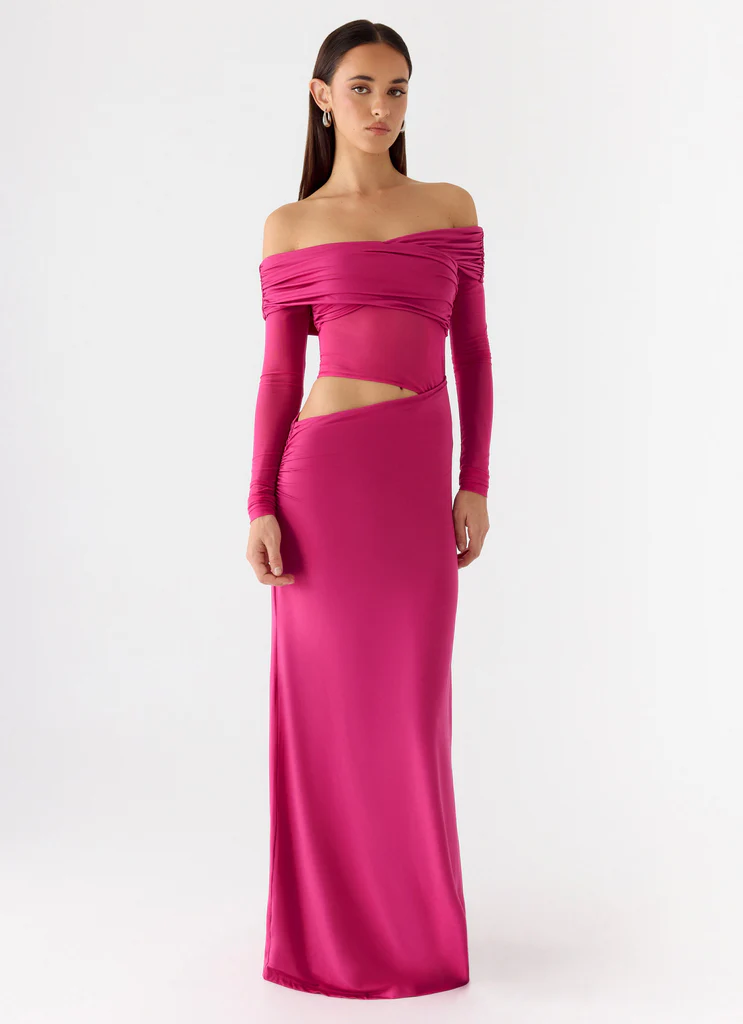 Abito Maxi Kerli - Fucsia