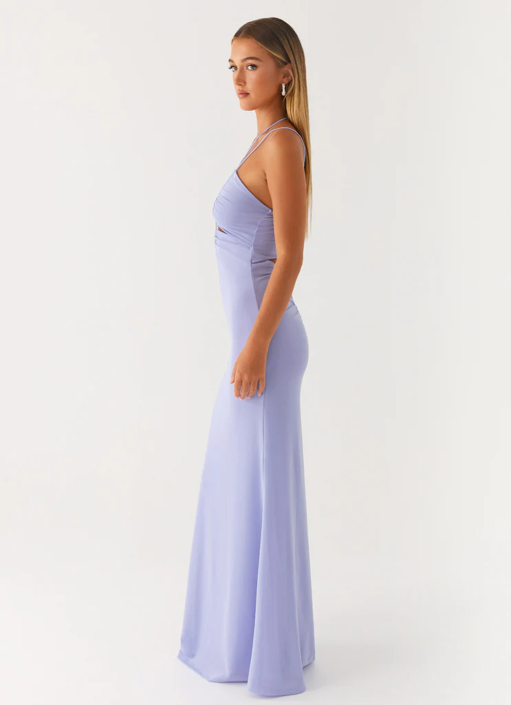 Roberta Maxi Dress - Blu Grigio