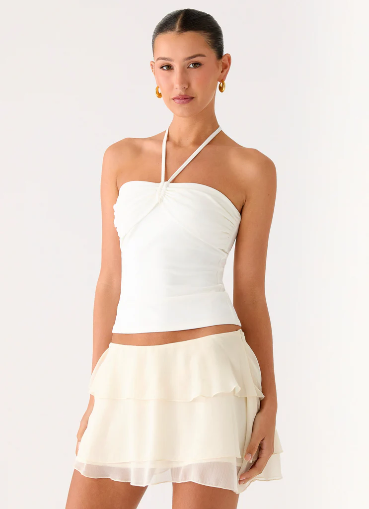 Forever Dreaming Gonna Mini Vestito - Avorio