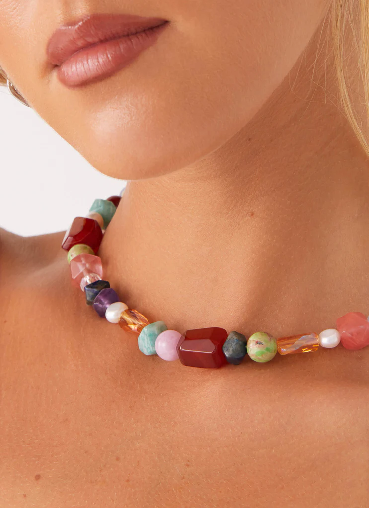 Collana con Perline Totti - Multicolore
