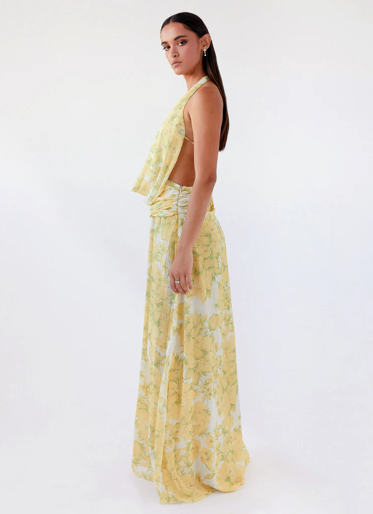 Elysia Chiffon Maxi Dress – Giallo Daffodillo Elysia Chiffon Maxi Dress - Giallo Daffodillo