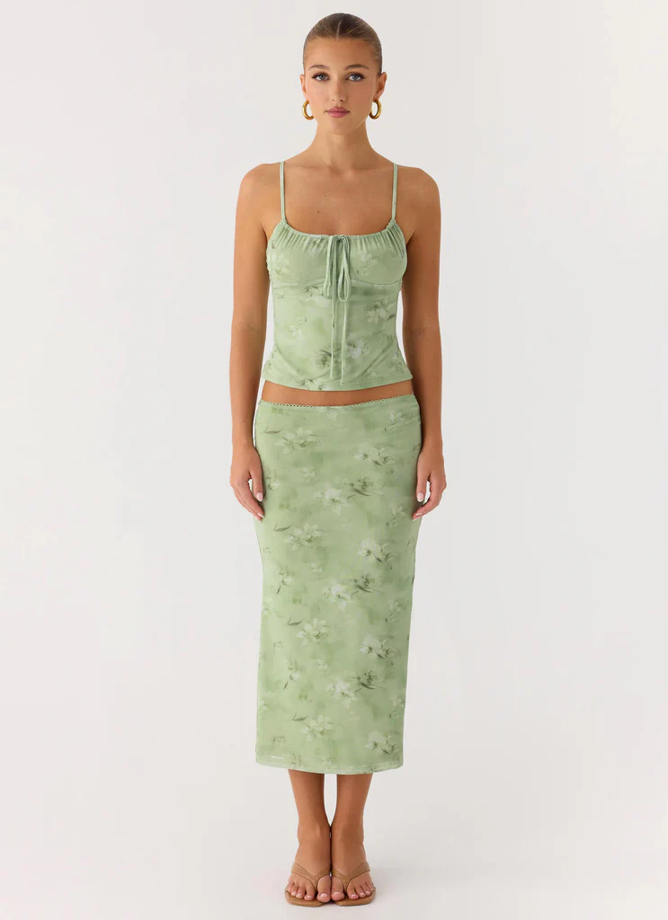Top Bending My Rules – Lime Sfumato Top Bending My Rules - Lime Sfumato