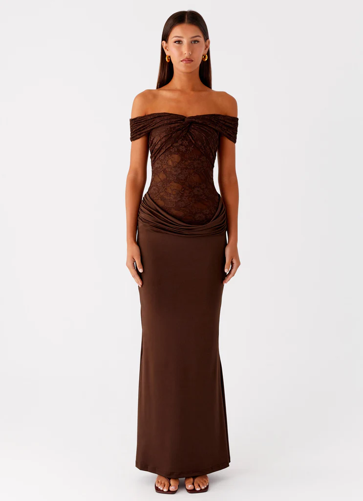 Abito Maxi Either Way - Cioccolato