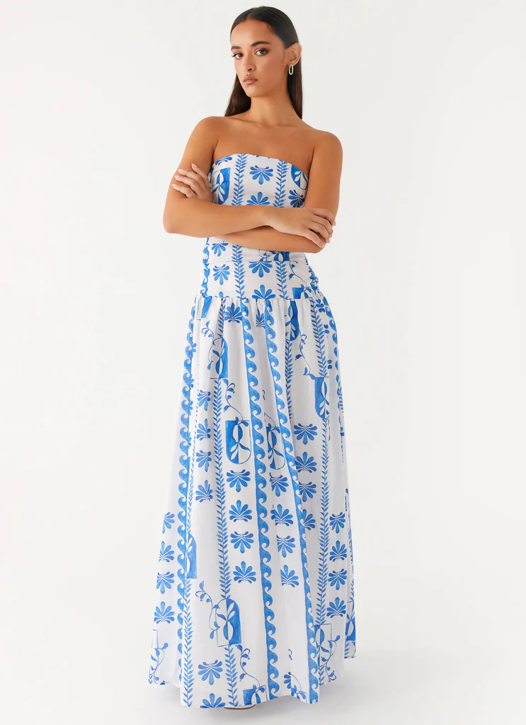 Abito Maxi Carmel - Onda Floreale