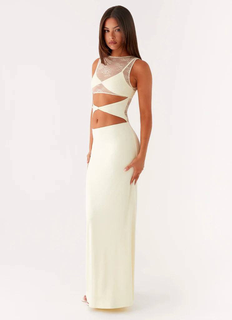 Abito Maxi Imperial - Giallo