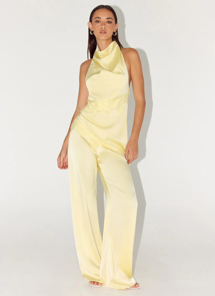 Top a collo Emilee - Giallo