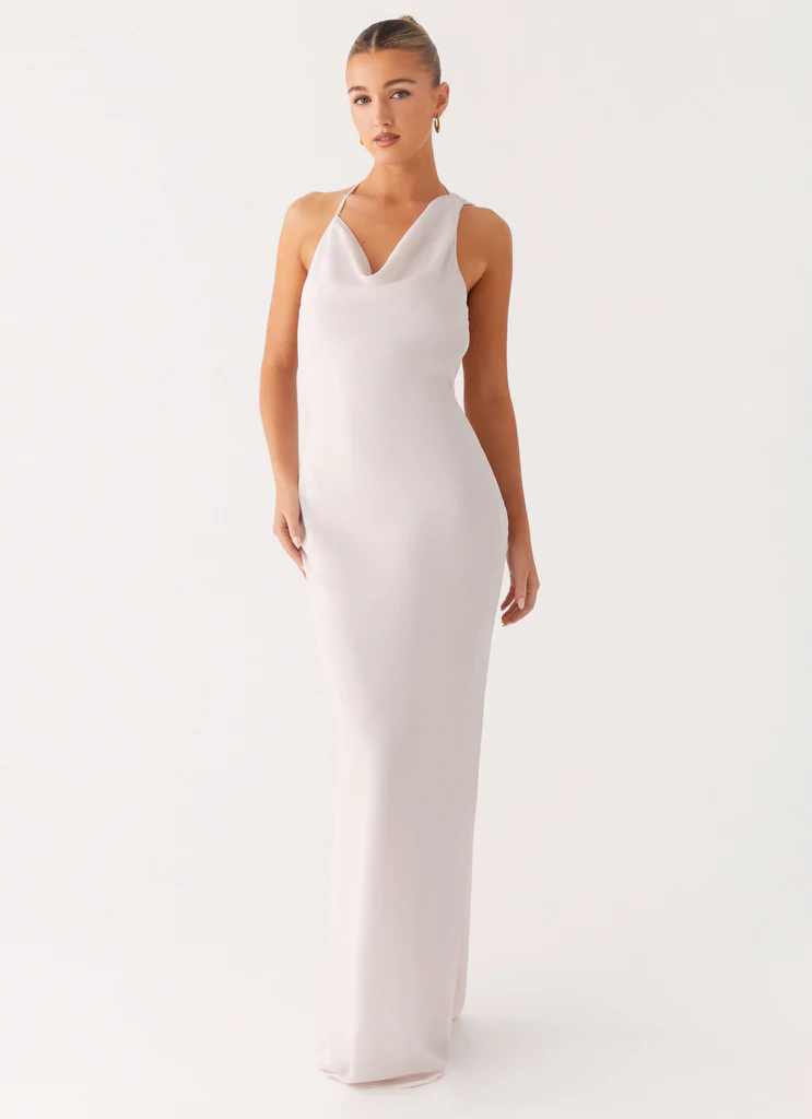 Abito Maxi Opal Glow - Avorio