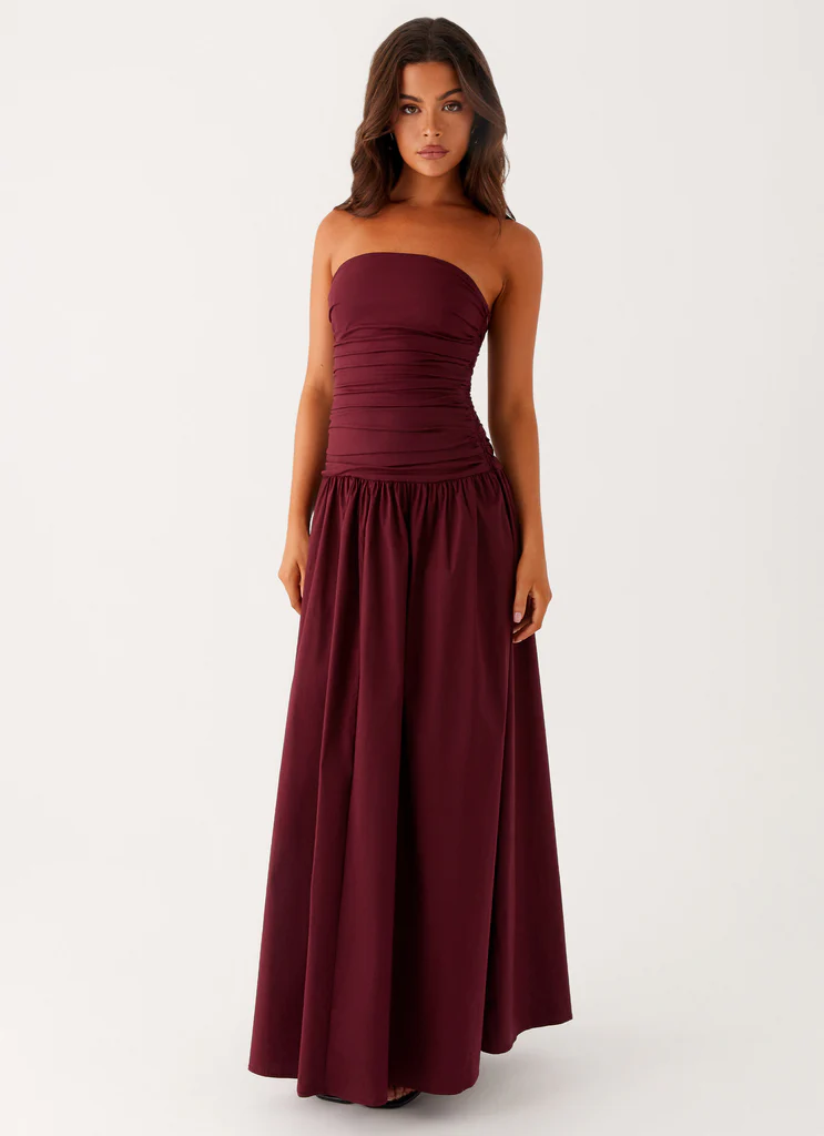 Abito Maxi Carmel - Marrone