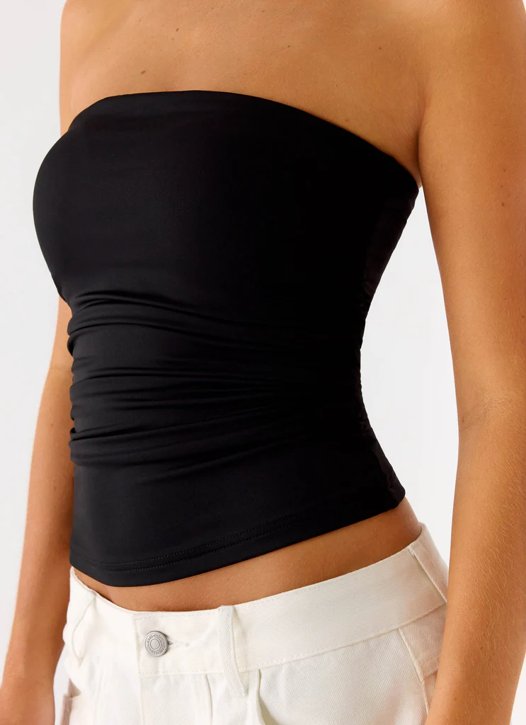 Top Senza Spalline Adrienna - Nero