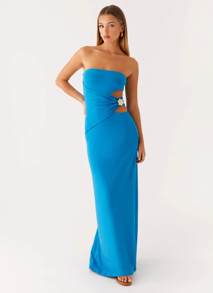 Abito Maxi Anetta - Blu Reale
