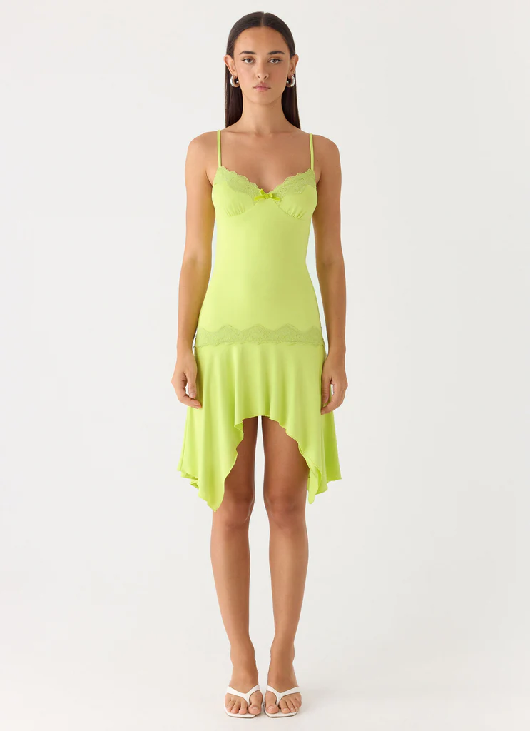 Vestito Mini Queen Card - Lime
