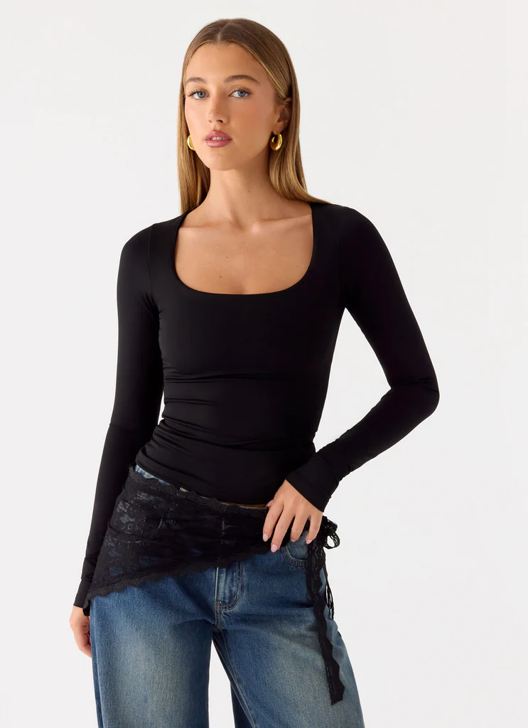 Sciarpa in Pizzo Sweet Thing - Nero