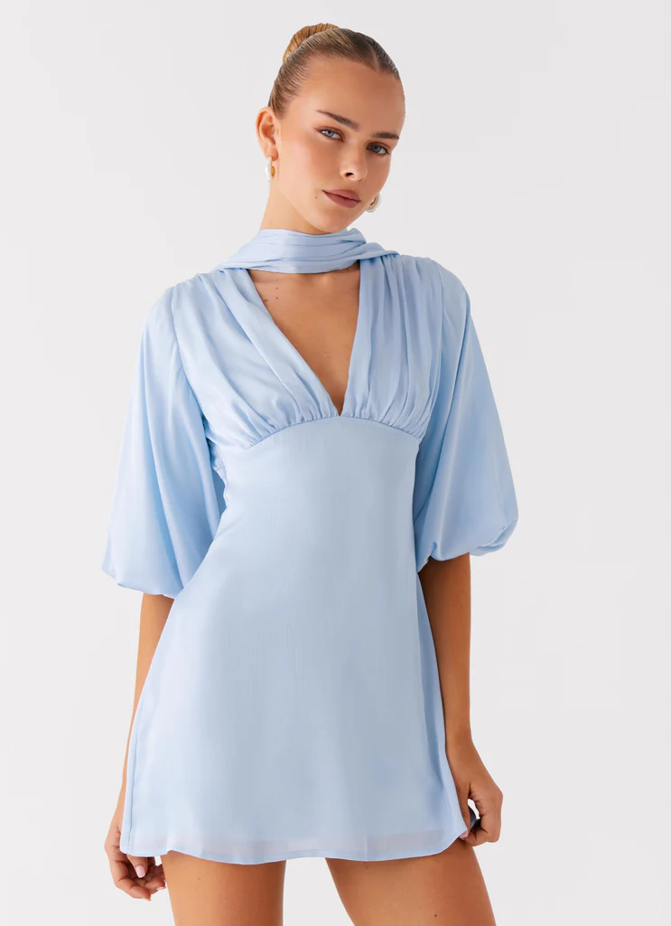 Mary Mini Dress – Blu Mary Mini Dress - Blu