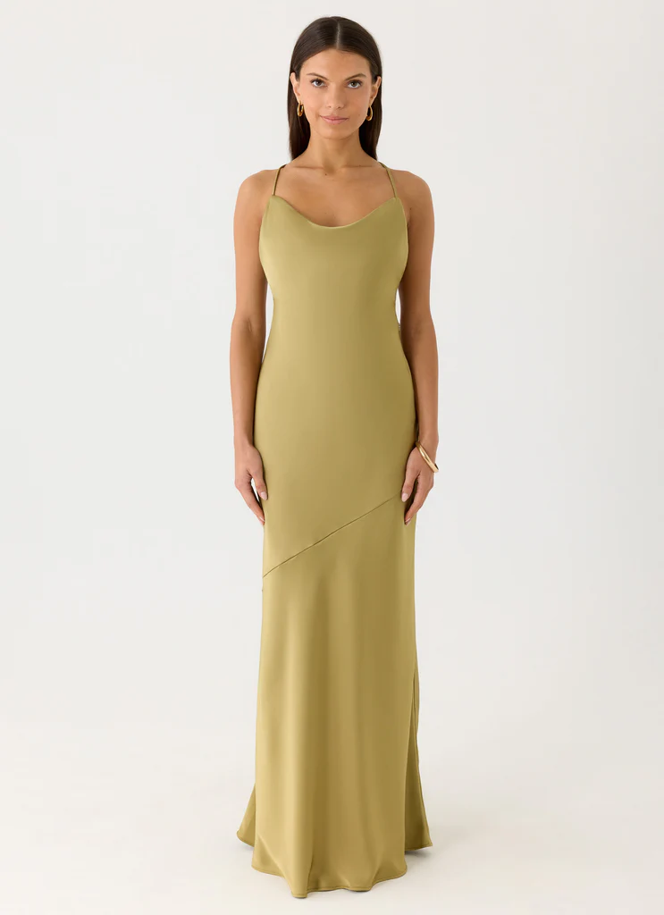 Abito Maxi Darius - Olive Verde