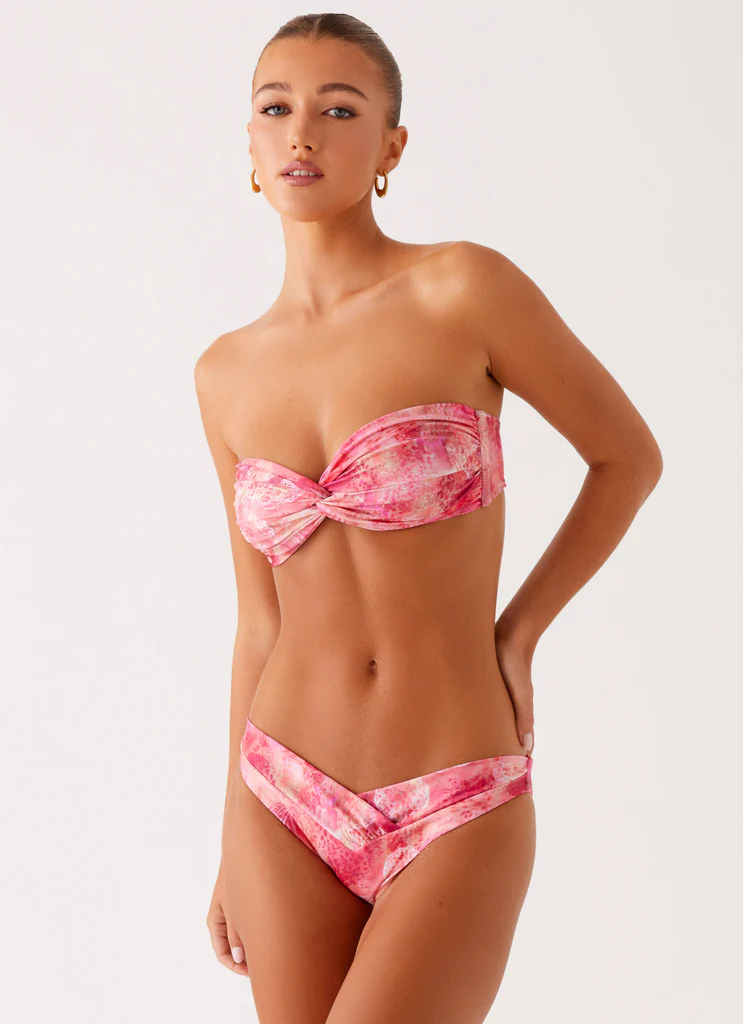 Top Bikini Bandeau Delta - Flamingo Fling