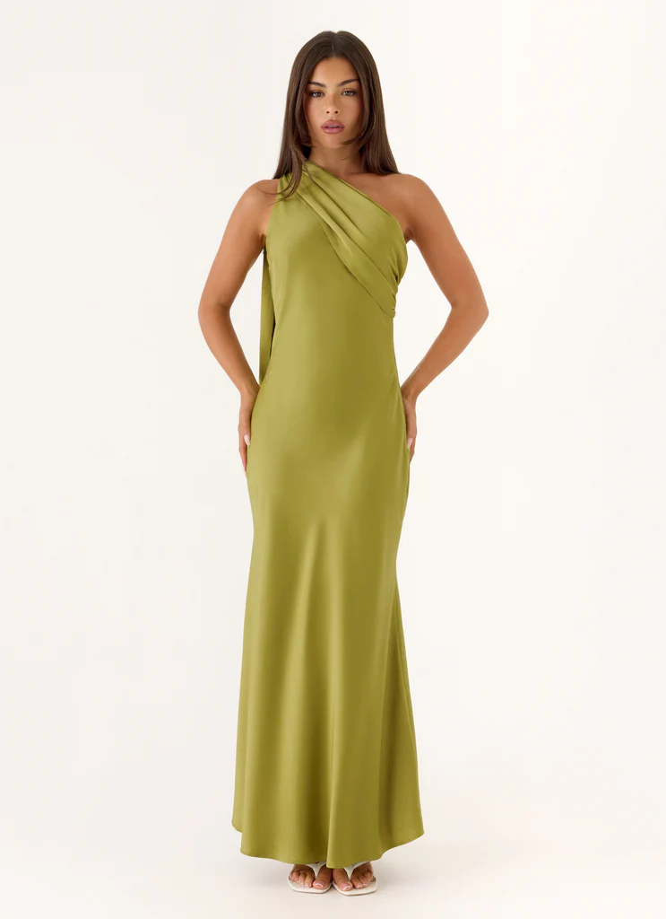 Elena Maxi Dress - Verde Foglia