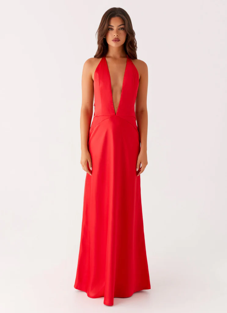 Abito Maxi Idol - Rosso