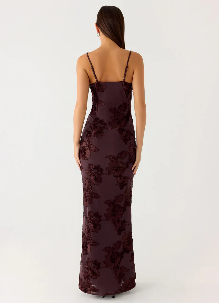 Abito Maxi That Girl - Cioccolato Fresco