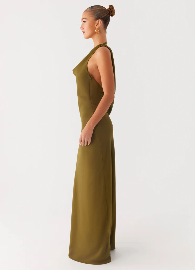 Abito Maxi Opal Glow - Khaki