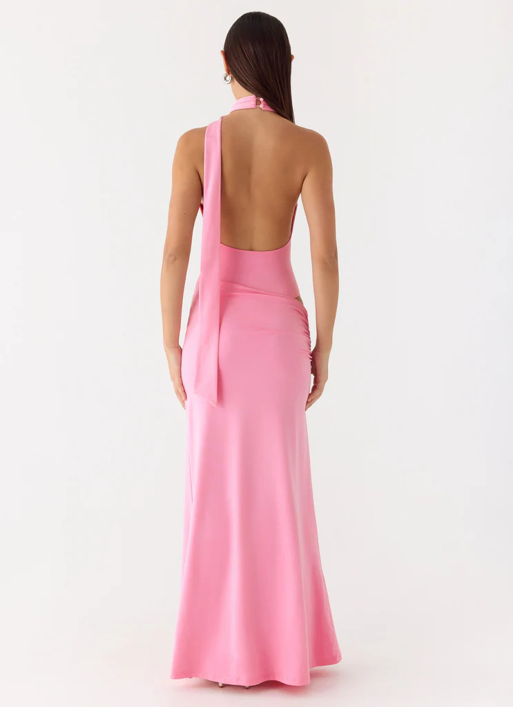 Vestito Maxi con Body On My Way - Rosa