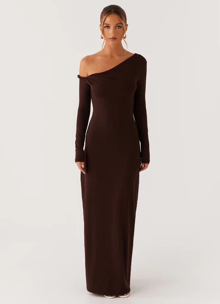 Gonna Maxi Jordana Twist - Marrone