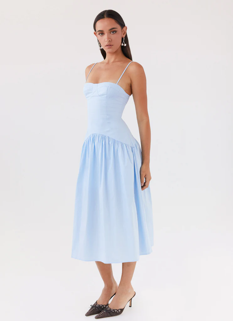 Abito Midi Corset Yvette – Blu Abito Midi Corset Yvette - Blu