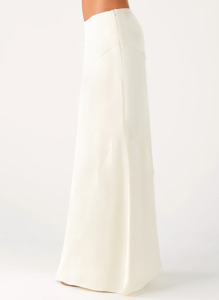 Chandra Maxi Skirt - Avorio